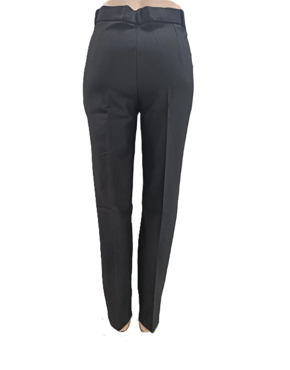 Women Black Formal Straight Fit Pant